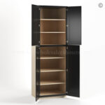 Black Shaker 30 W Utility Pantry Cabinet