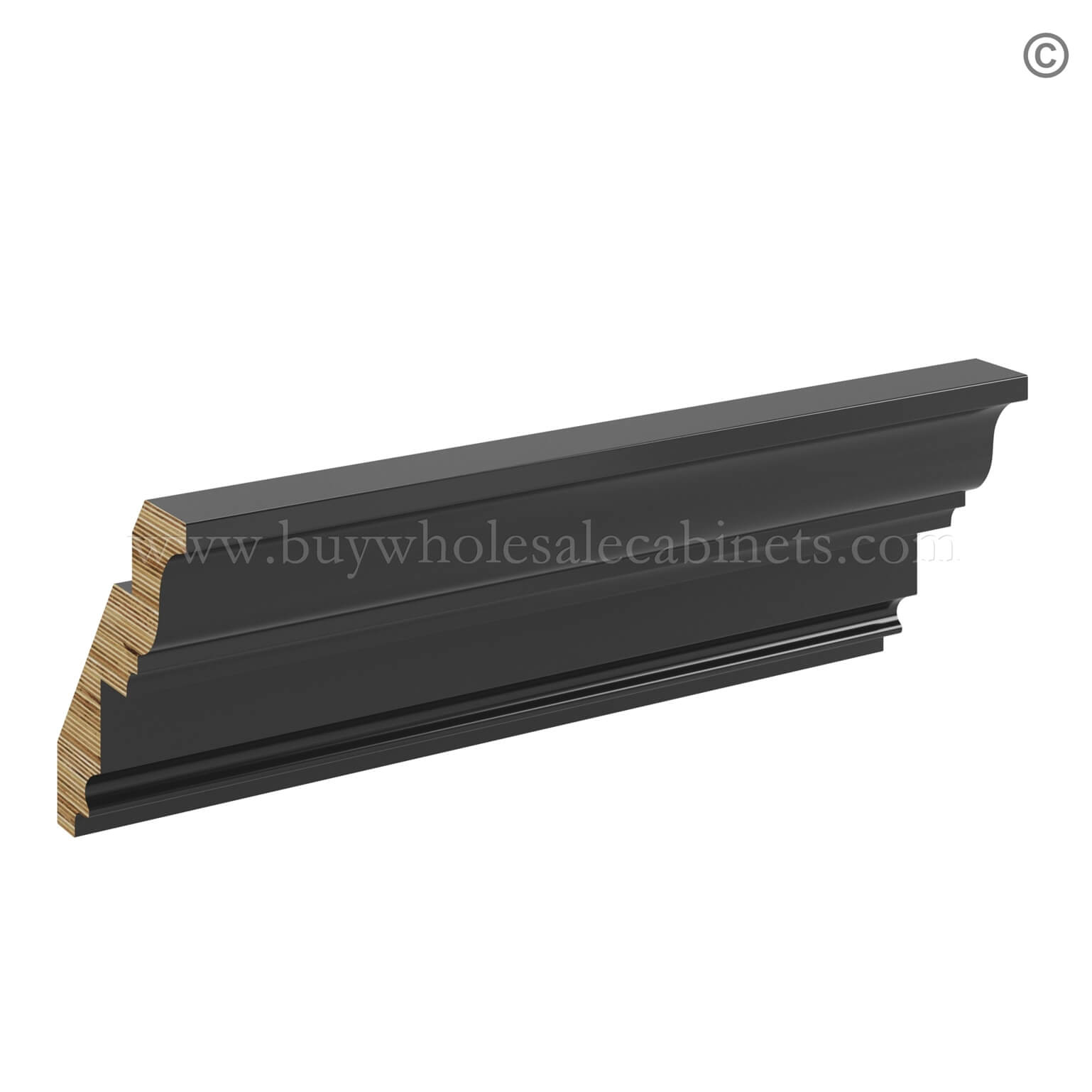 Black Shaker Inset Crown Moulding, rta cabinets