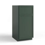 Slim Shaker Green Base Cabinet